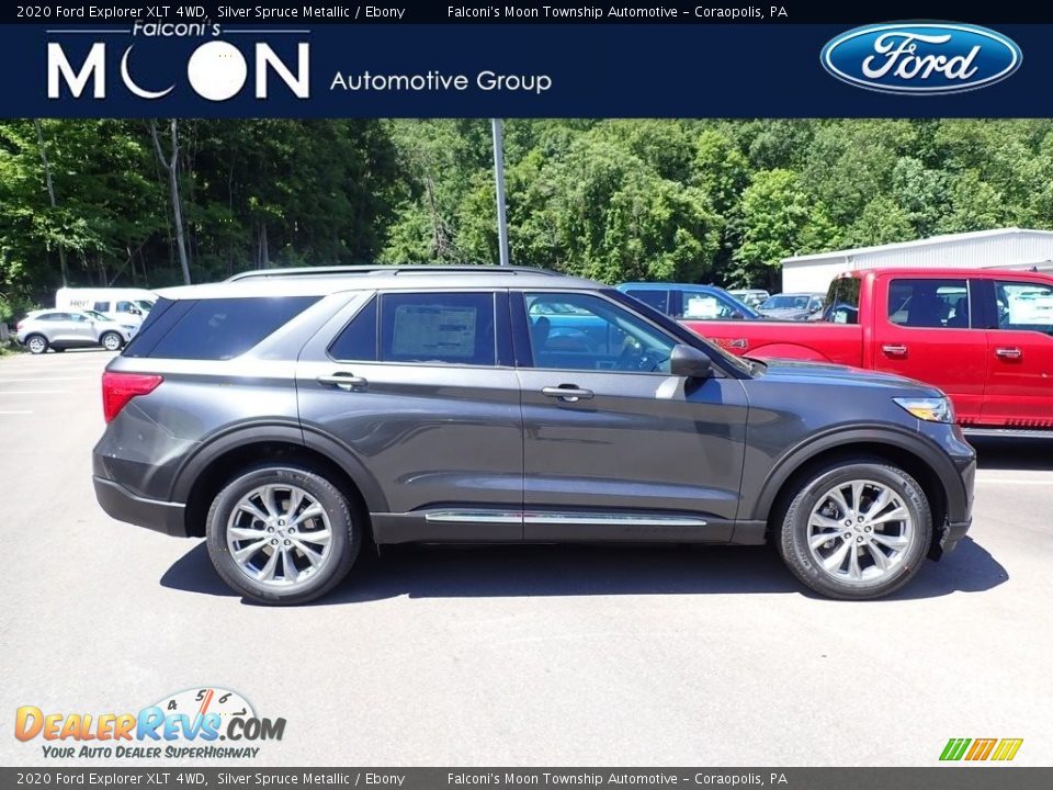 2020 Ford Explorer XLT 4WD Silver Spruce Metallic / Ebony Photo #1