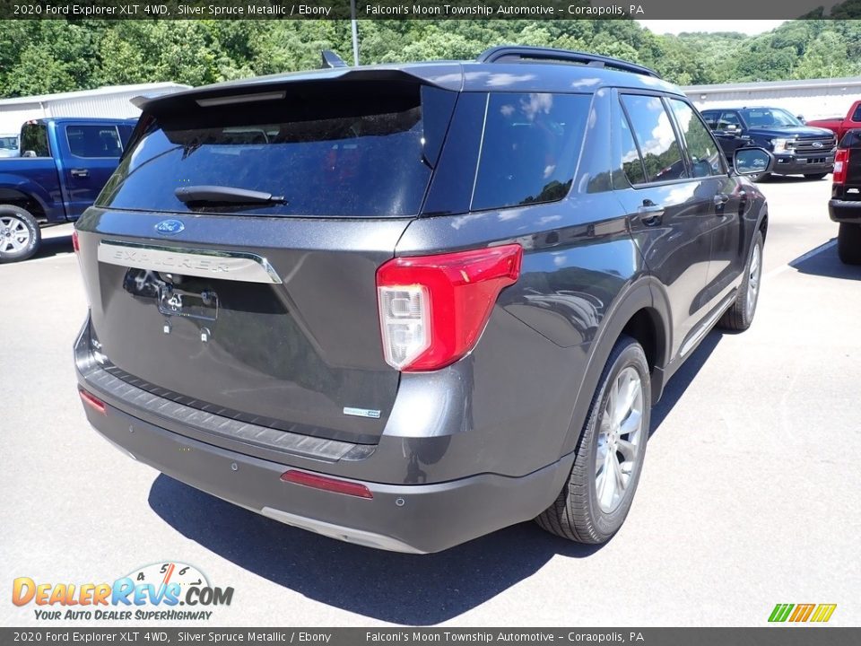 2020 Ford Explorer XLT 4WD Silver Spruce Metallic / Ebony Photo #2