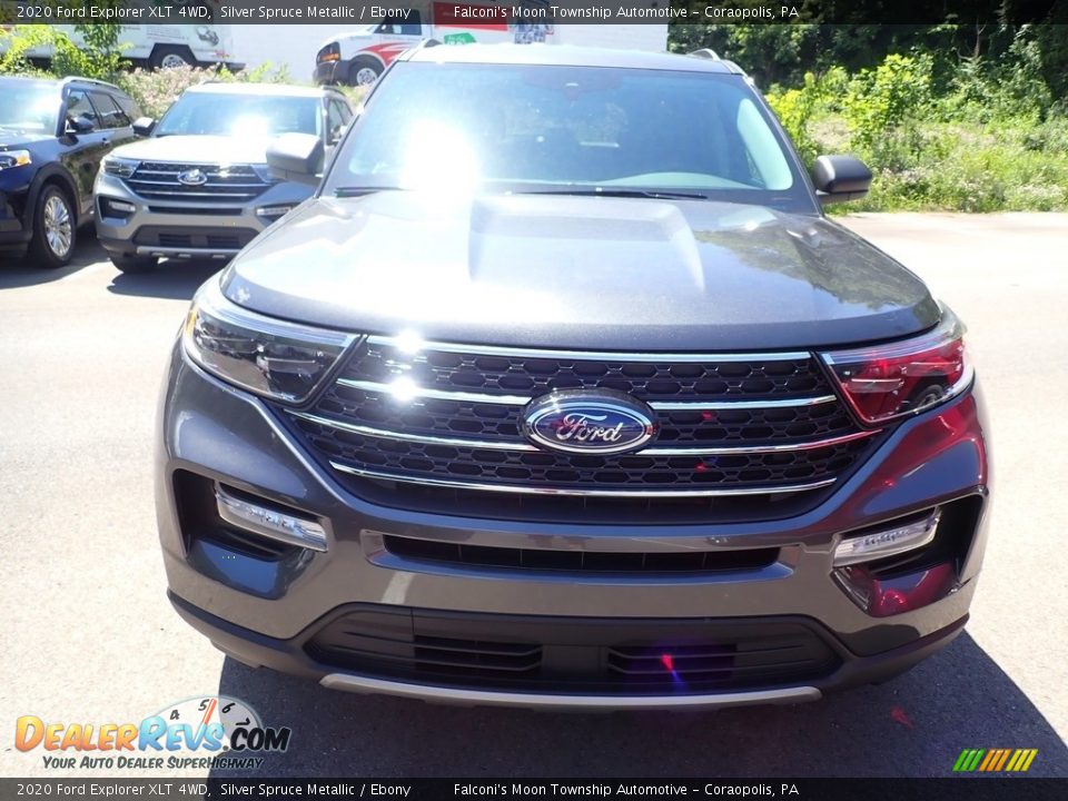 2020 Ford Explorer XLT 4WD Silver Spruce Metallic / Ebony Photo #4