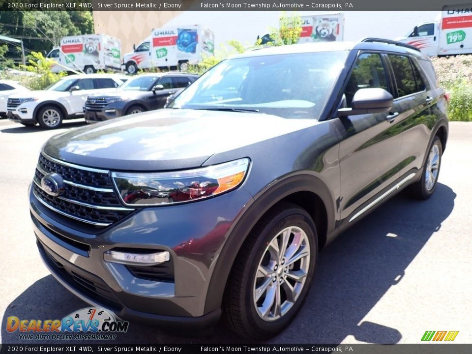 2020 Ford Explorer XLT 4WD Silver Spruce Metallic / Ebony Photo #5