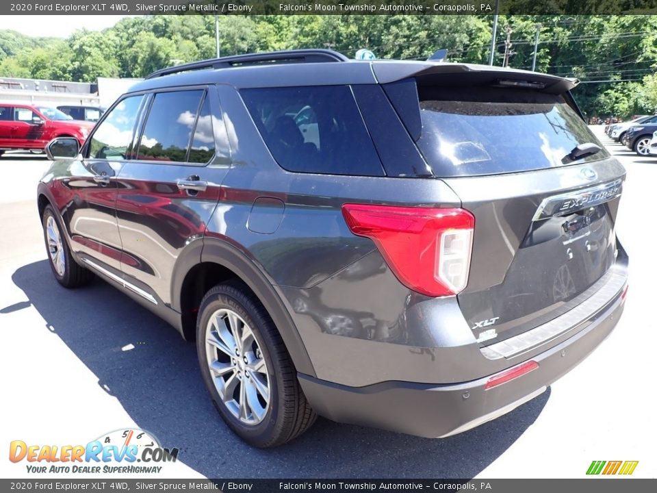 2020 Ford Explorer XLT 4WD Silver Spruce Metallic / Ebony Photo #6