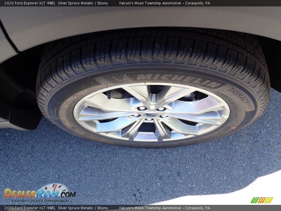 2020 Ford Explorer XLT 4WD Silver Spruce Metallic / Ebony Photo #7