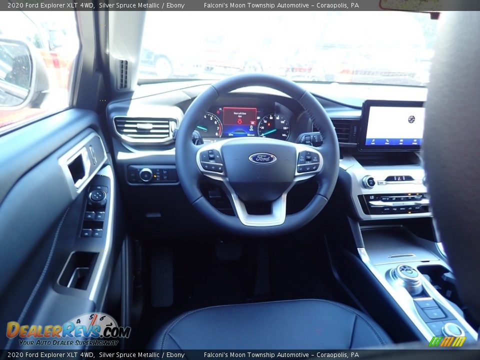 2020 Ford Explorer XLT 4WD Silver Spruce Metallic / Ebony Photo #9