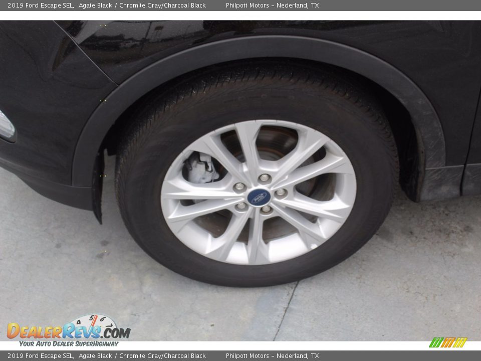 2019 Ford Escape SEL Agate Black / Chromite Gray/Charcoal Black Photo #5
