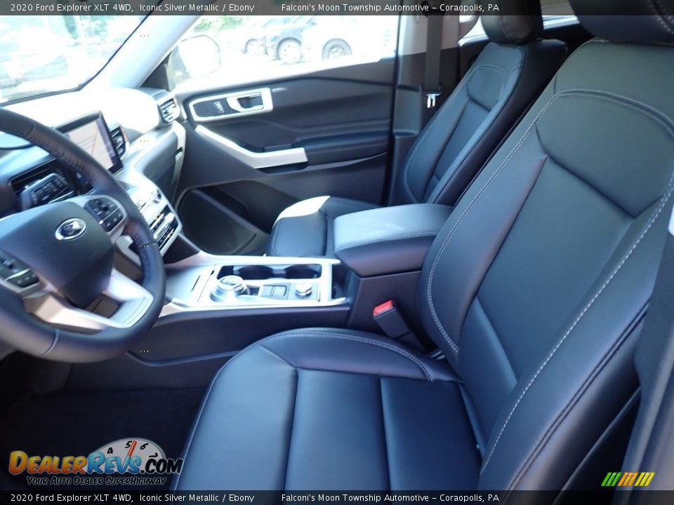 2020 Ford Explorer XLT 4WD Iconic Silver Metallic / Ebony Photo #10