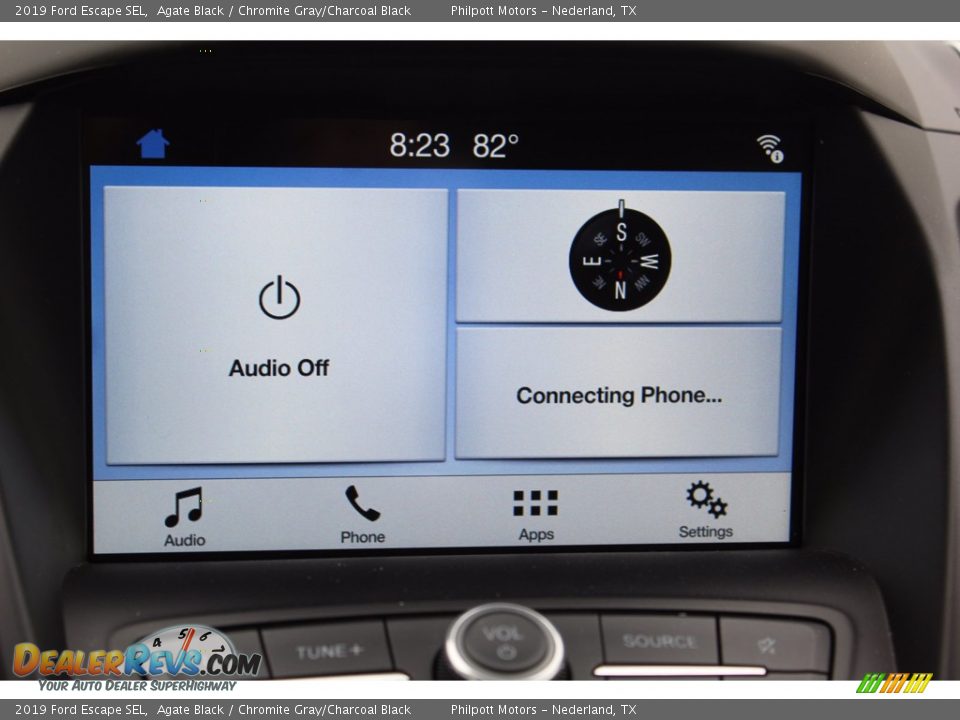 2019 Ford Escape SEL Agate Black / Chromite Gray/Charcoal Black Photo #20