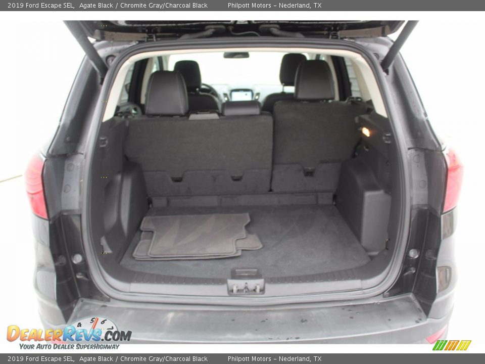 2019 Ford Escape SEL Agate Black / Chromite Gray/Charcoal Black Photo #27