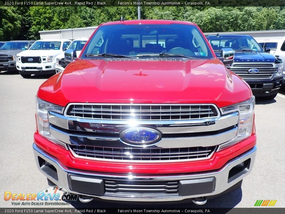 2020 Ford F150 Lariat SuperCrew 4x4 Rapid Red / Black Photo #4