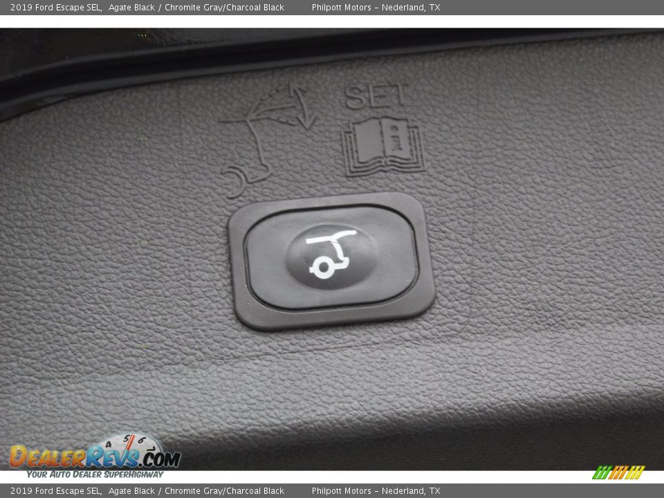 2019 Ford Escape SEL Agate Black / Chromite Gray/Charcoal Black Photo #28