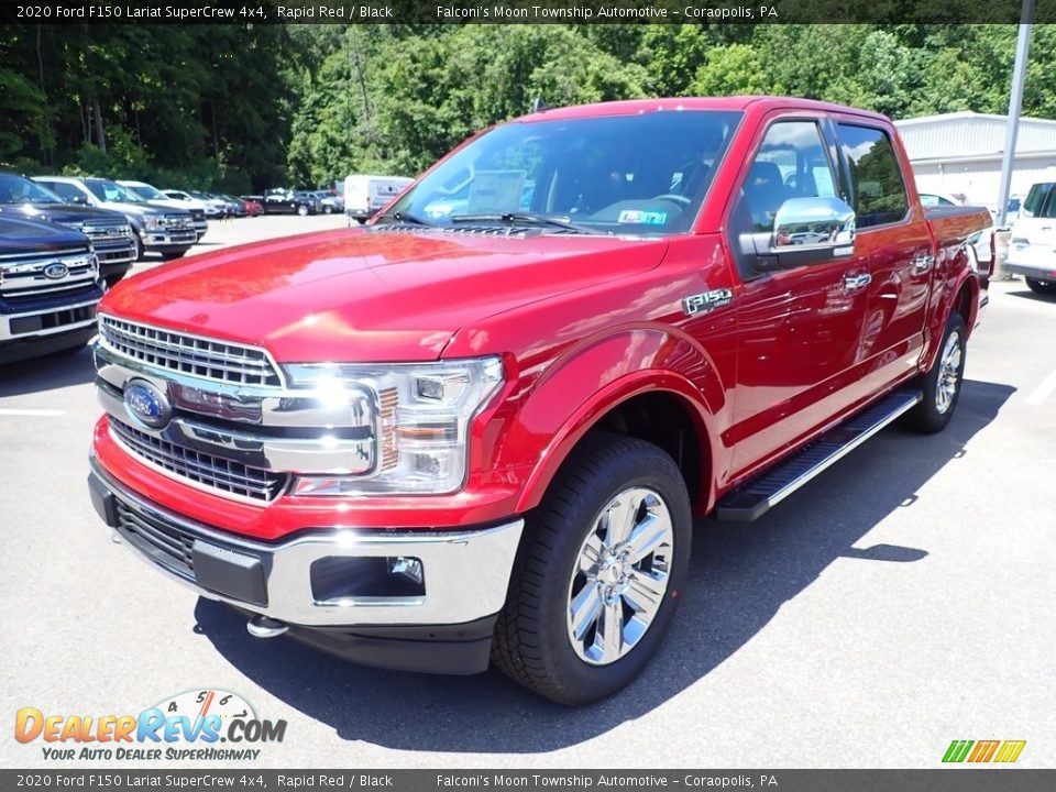 2020 Ford F150 Lariat SuperCrew 4x4 Rapid Red / Black Photo #5