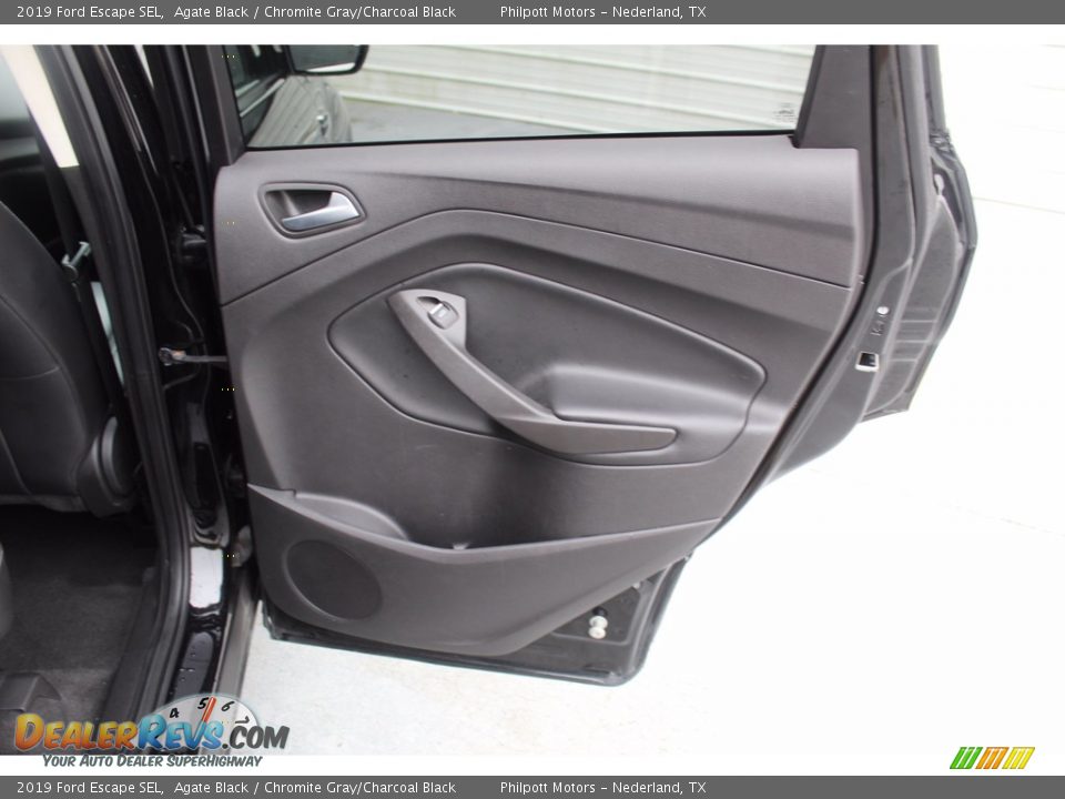 2019 Ford Escape SEL Agate Black / Chromite Gray/Charcoal Black Photo #29