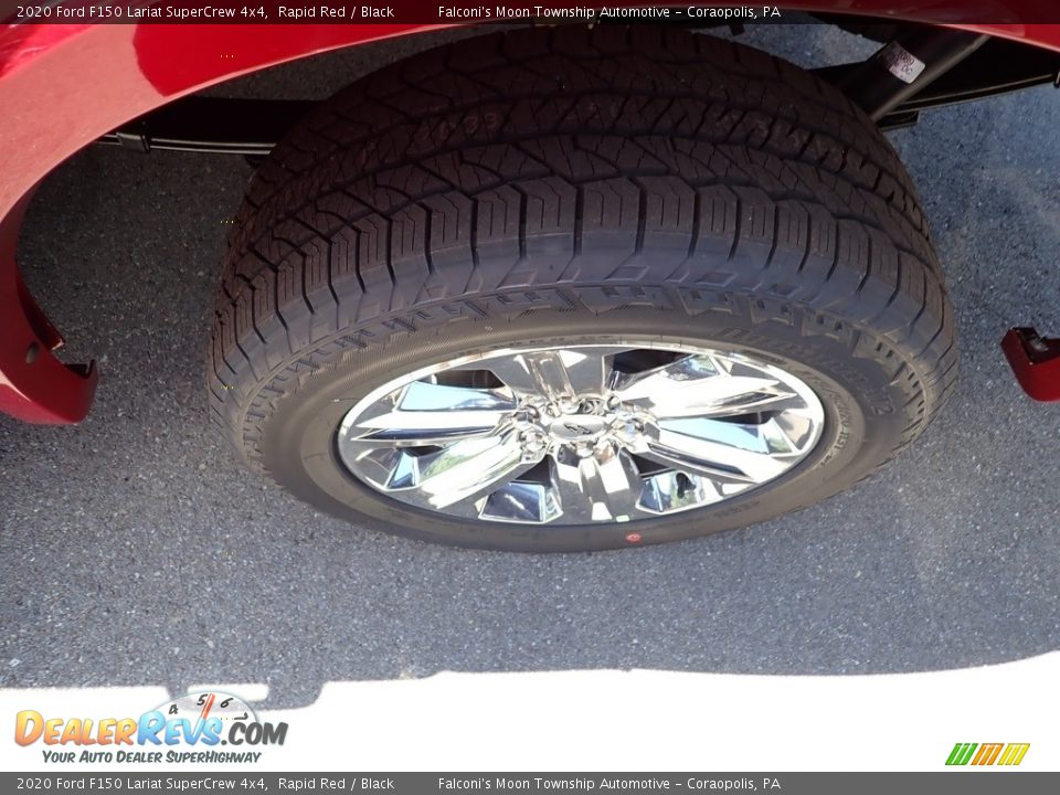 2020 Ford F150 Lariat SuperCrew 4x4 Rapid Red / Black Photo #7