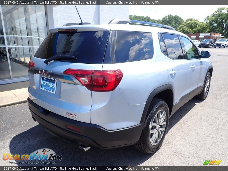 2017 GMC Acadia All Terrain SLE AWD Sky Blue Metallic / Jet Black Photo #4