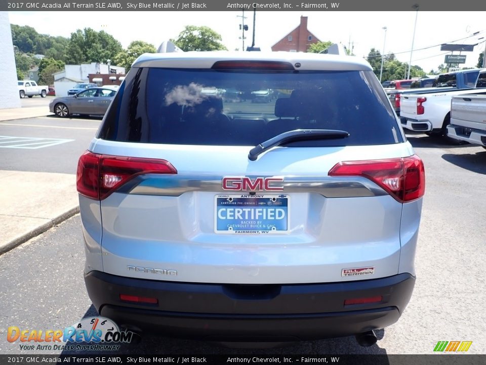 2017 GMC Acadia All Terrain SLE AWD Sky Blue Metallic / Jet Black Photo #5