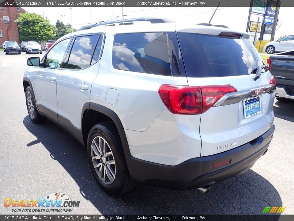 2017 GMC Acadia All Terrain SLE AWD Sky Blue Metallic / Jet Black Photo #6