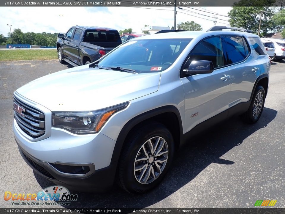 2017 GMC Acadia All Terrain SLE AWD Sky Blue Metallic / Jet Black Photo #7