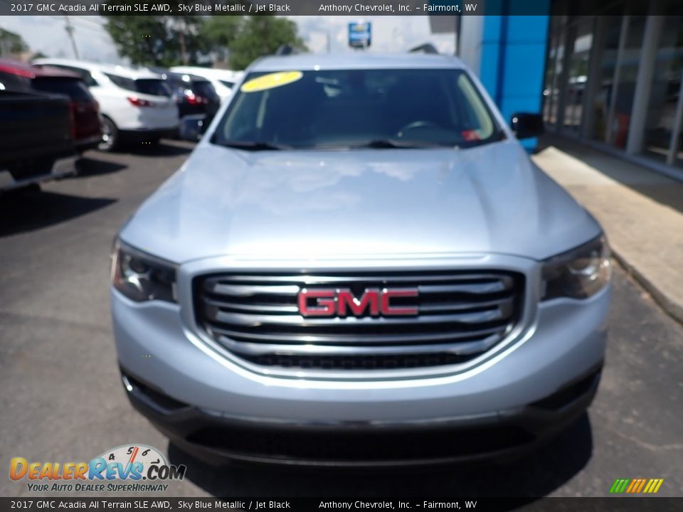 2017 GMC Acadia All Terrain SLE AWD Sky Blue Metallic / Jet Black Photo #8