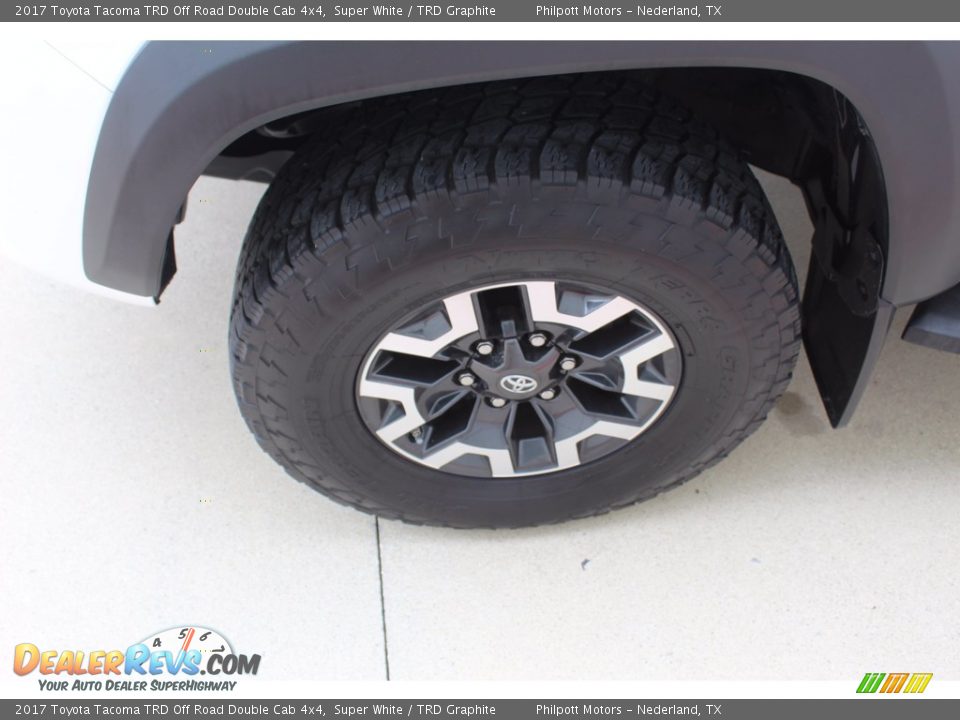 2017 Toyota Tacoma TRD Off Road Double Cab 4x4 Super White / TRD Graphite Photo #5