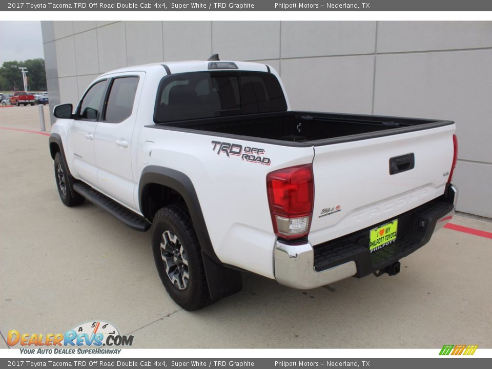 2017 Toyota Tacoma TRD Off Road Double Cab 4x4 Super White / TRD Graphite Photo #6