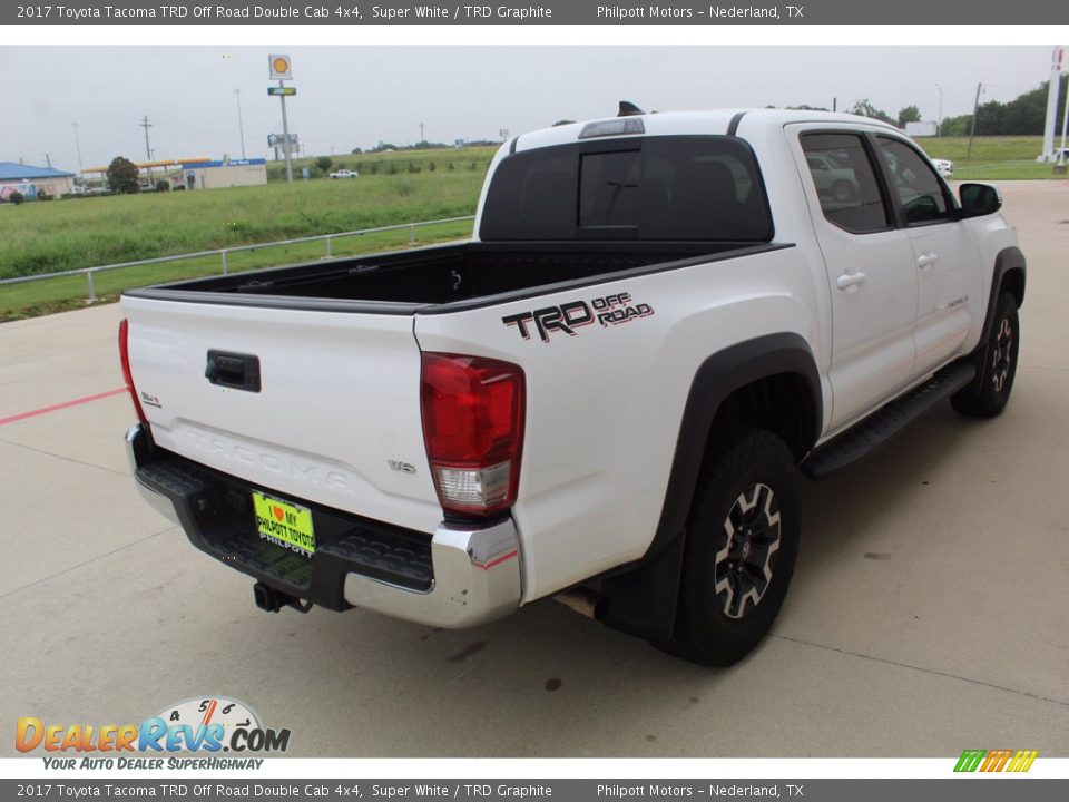2017 Toyota Tacoma TRD Off Road Double Cab 4x4 Super White / TRD Graphite Photo #8