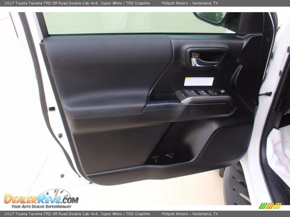 2017 Toyota Tacoma TRD Off Road Double Cab 4x4 Super White / TRD Graphite Photo #9