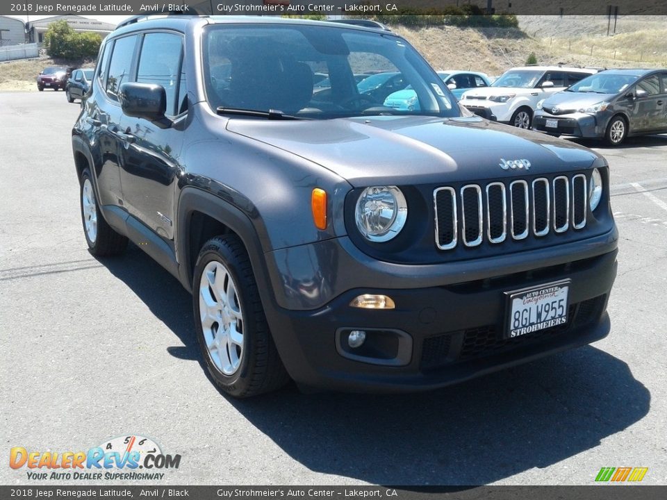 2018 Jeep Renegade Latitude Anvil / Black Photo #1