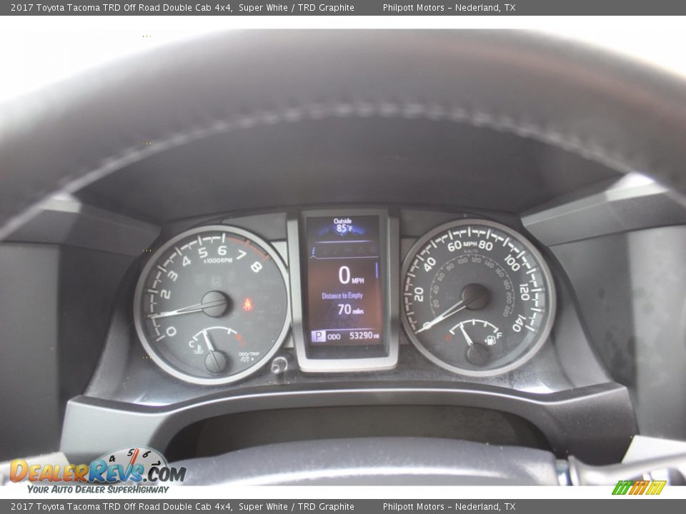 2017 Toyota Tacoma TRD Off Road Double Cab 4x4 Super White / TRD Graphite Photo #13