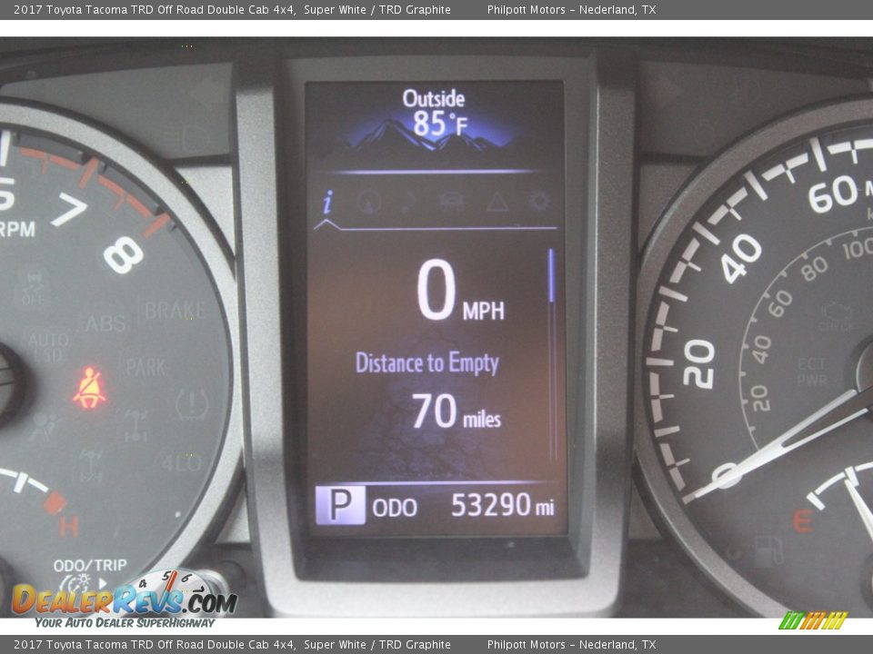 2017 Toyota Tacoma TRD Off Road Double Cab 4x4 Super White / TRD Graphite Photo #14