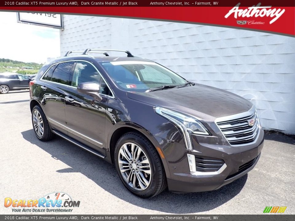 2018 Cadillac XT5 Premium Luxury AWD Dark Granite Metallic / Jet Black Photo #1