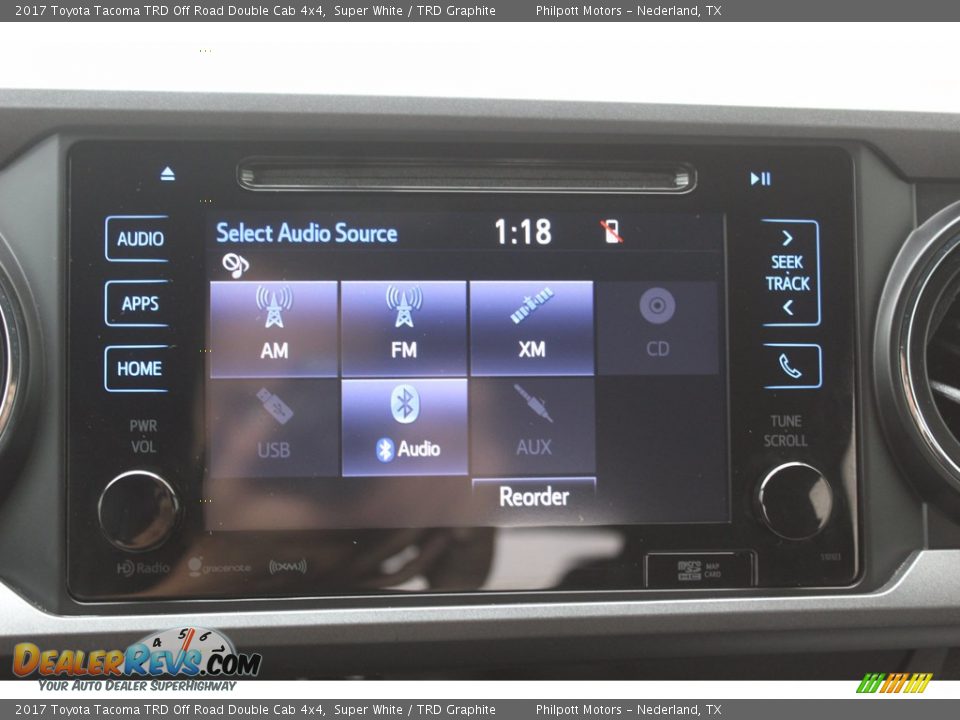 2017 Toyota Tacoma TRD Off Road Double Cab 4x4 Super White / TRD Graphite Photo #15