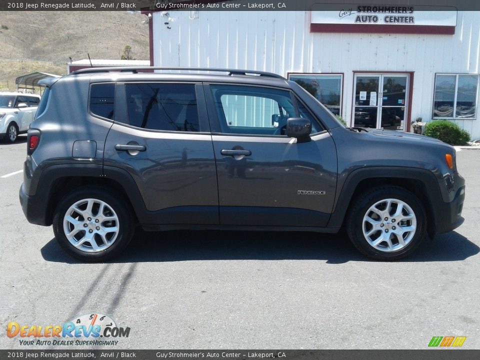 2018 Jeep Renegade Latitude Anvil / Black Photo #6