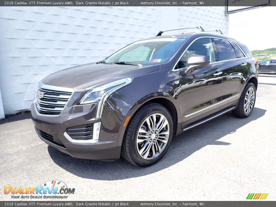 2018 Cadillac XT5 Premium Luxury AWD Dark Granite Metallic / Jet Black Photo #2