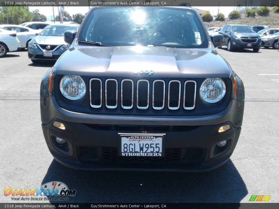 2018 Jeep Renegade Latitude Anvil / Black Photo #7