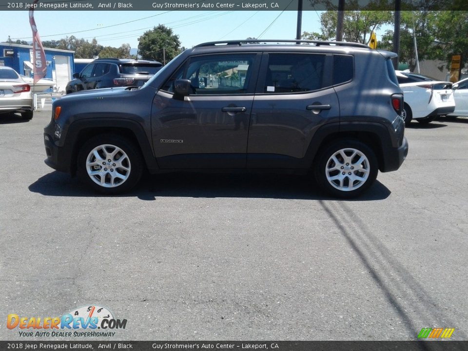 2018 Jeep Renegade Latitude Anvil / Black Photo #8