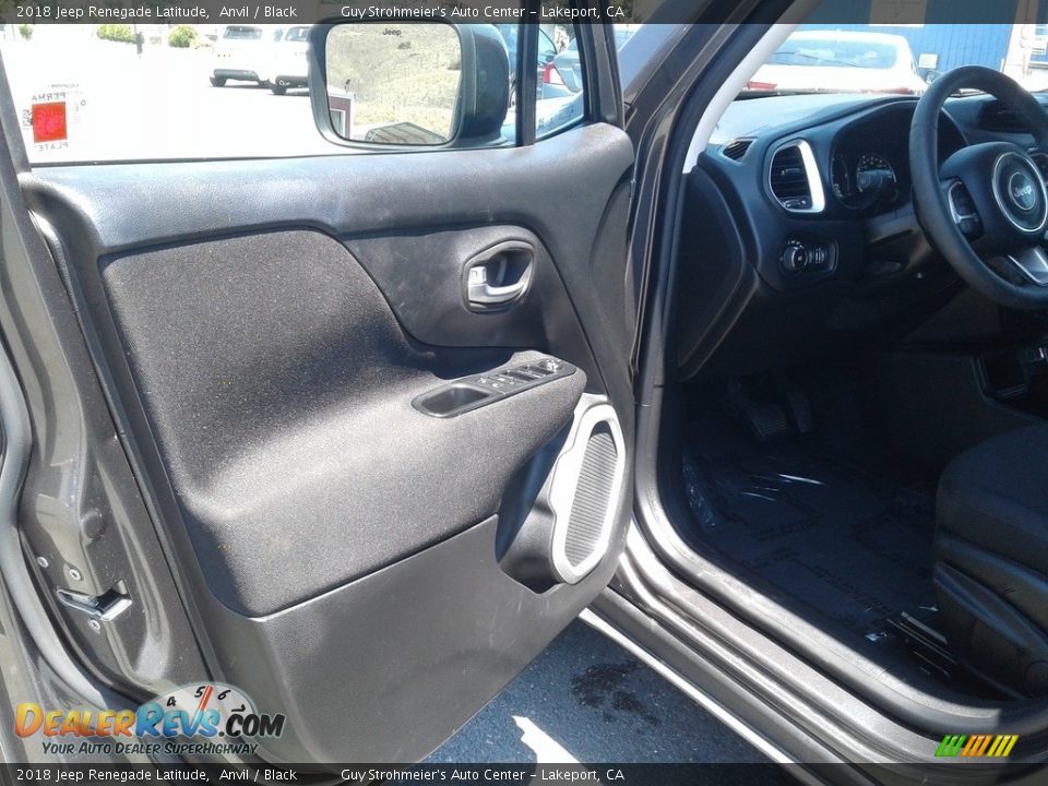 2018 Jeep Renegade Latitude Anvil / Black Photo #10