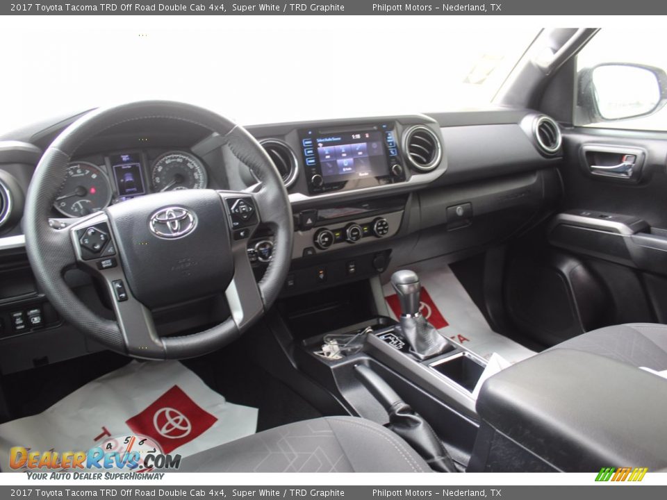 2017 Toyota Tacoma TRD Off Road Double Cab 4x4 Super White / TRD Graphite Photo #21