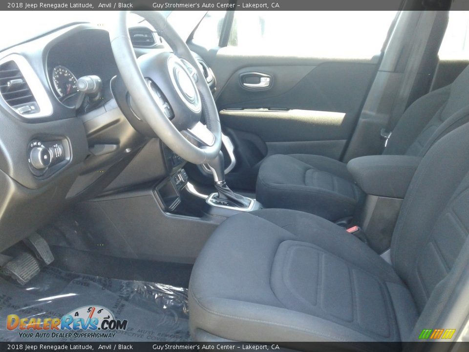 2018 Jeep Renegade Latitude Anvil / Black Photo #11