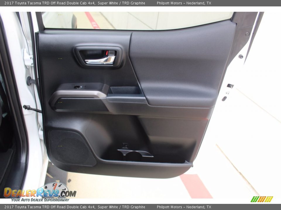 2017 Toyota Tacoma TRD Off Road Double Cab 4x4 Super White / TRD Graphite Photo #24