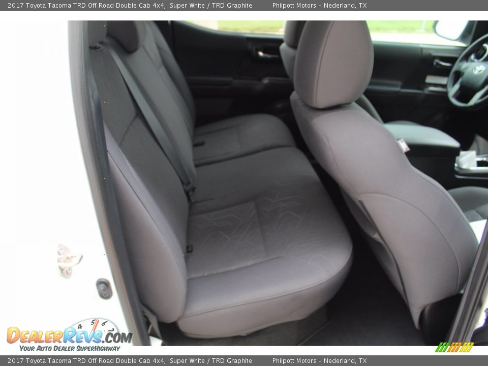 2017 Toyota Tacoma TRD Off Road Double Cab 4x4 Super White / TRD Graphite Photo #25