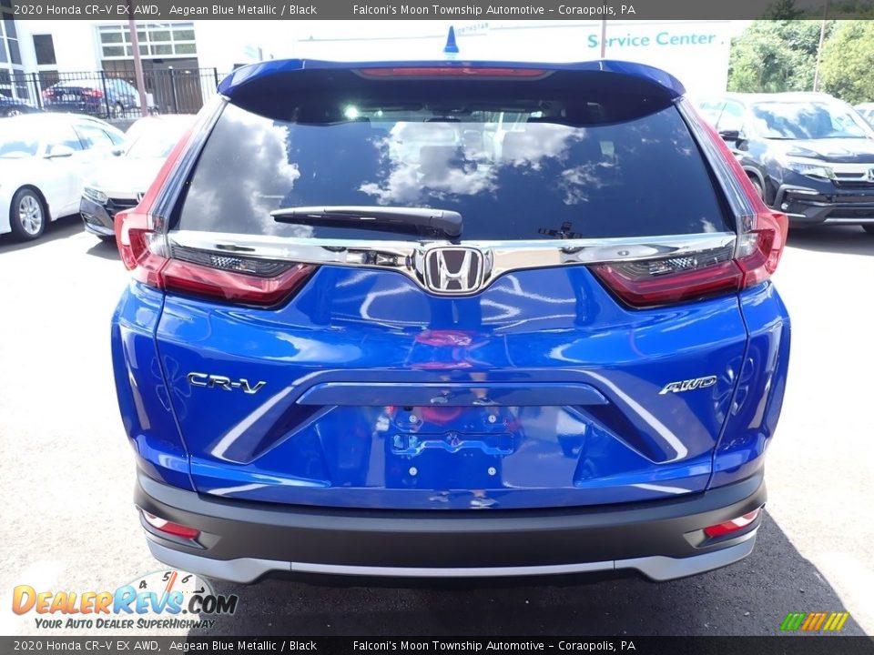 2020 Honda CR-V EX AWD Aegean Blue Metallic / Black Photo #4