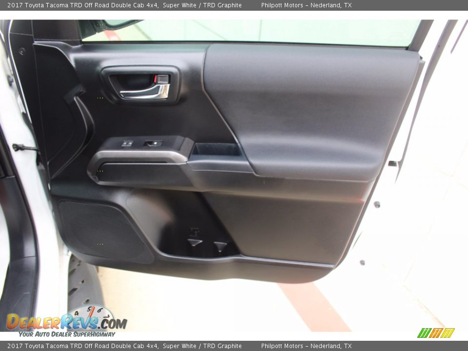 2017 Toyota Tacoma TRD Off Road Double Cab 4x4 Super White / TRD Graphite Photo #26