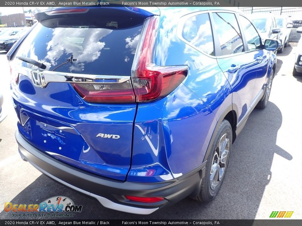 2020 Honda CR-V EX AWD Aegean Blue Metallic / Black Photo #5