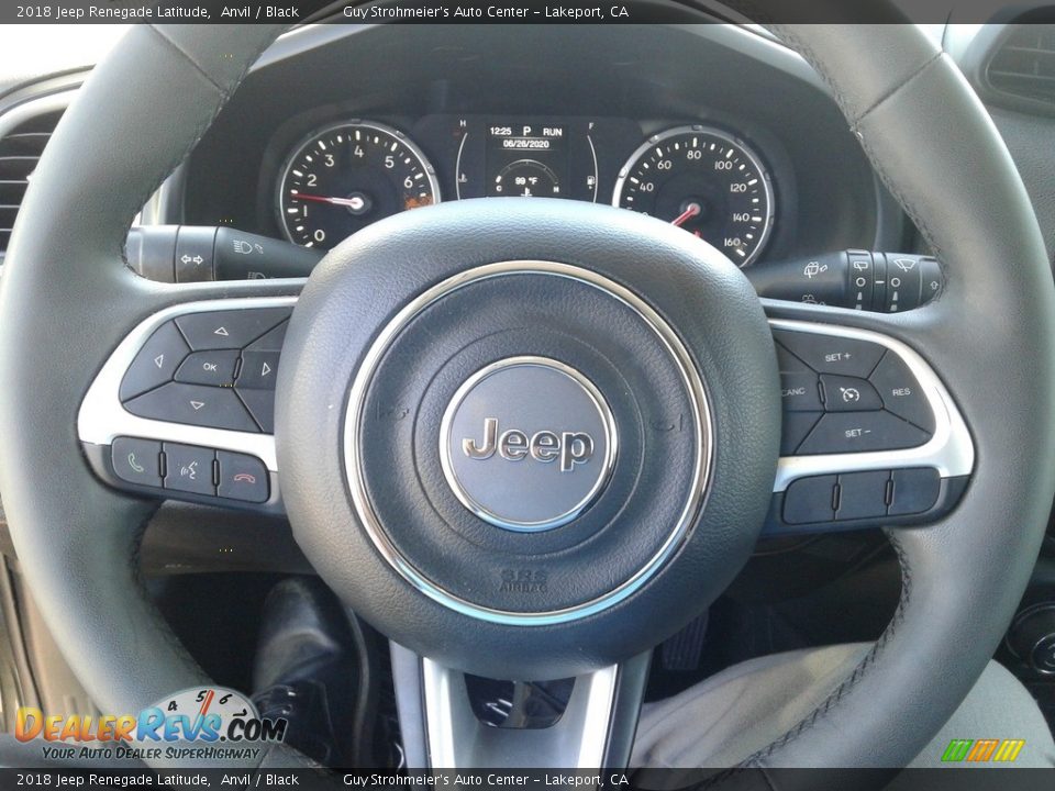 2018 Jeep Renegade Latitude Anvil / Black Photo #17