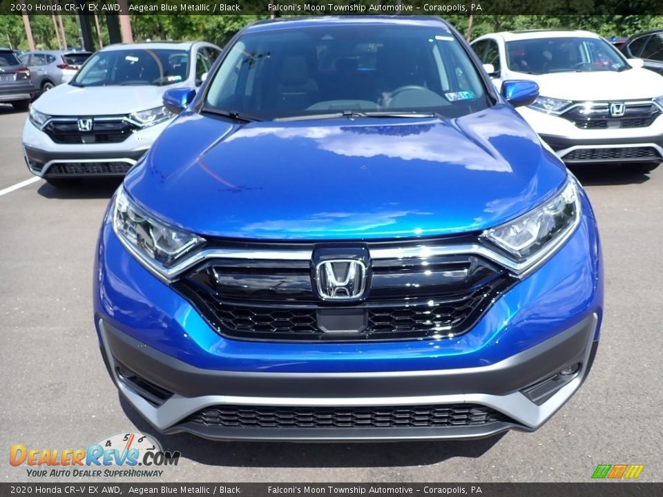 2020 Honda CR-V EX AWD Aegean Blue Metallic / Black Photo #7