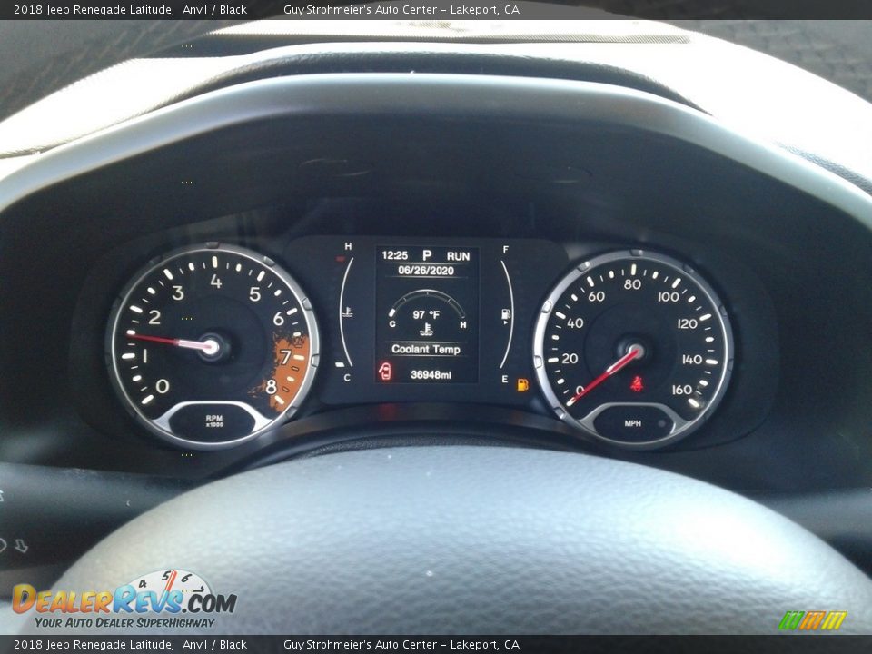 2018 Jeep Renegade Latitude Anvil / Black Photo #18