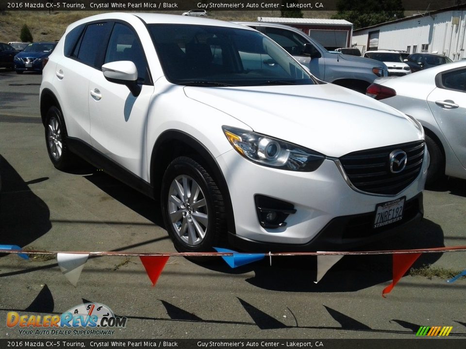 2016 Mazda CX-5 Touring Crystal White Pearl Mica / Black Photo #1