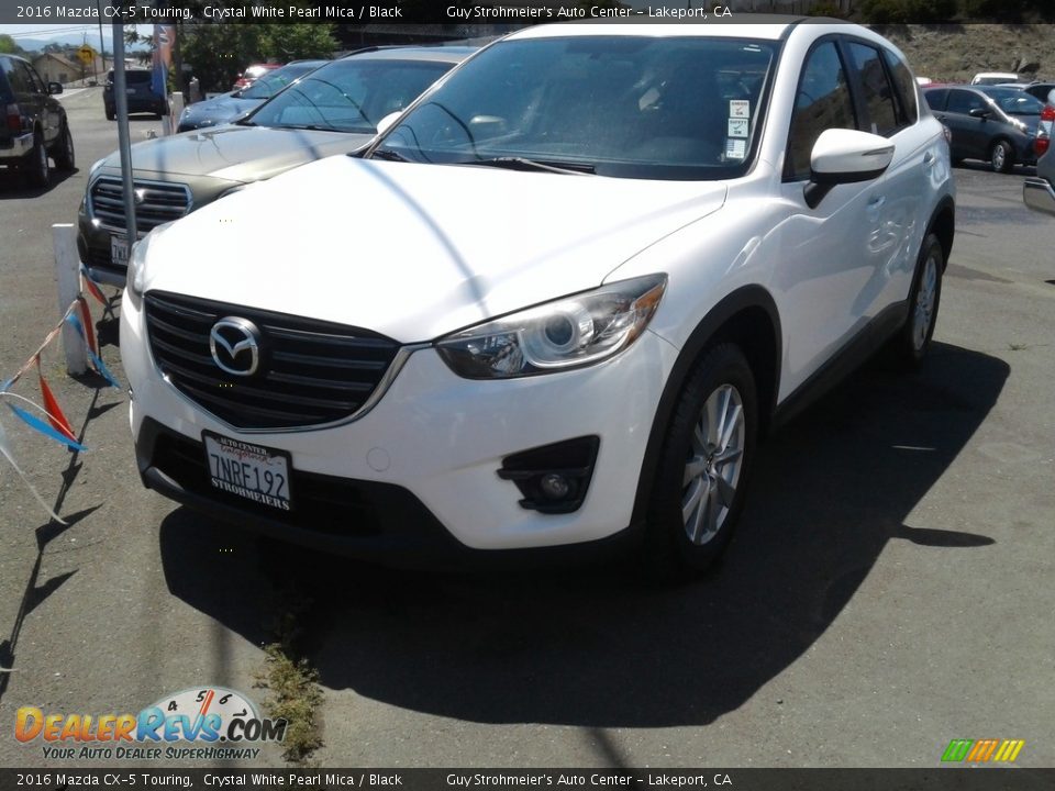 2016 Mazda CX-5 Touring Crystal White Pearl Mica / Black Photo #2