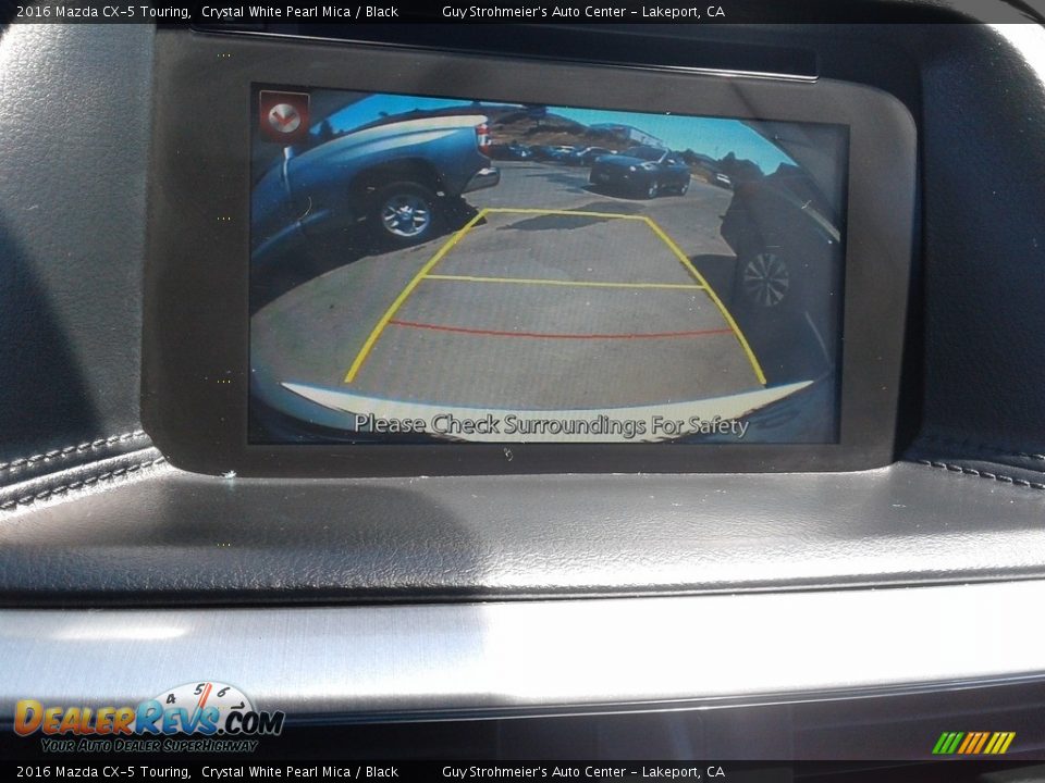 2016 Mazda CX-5 Touring Crystal White Pearl Mica / Black Photo #3