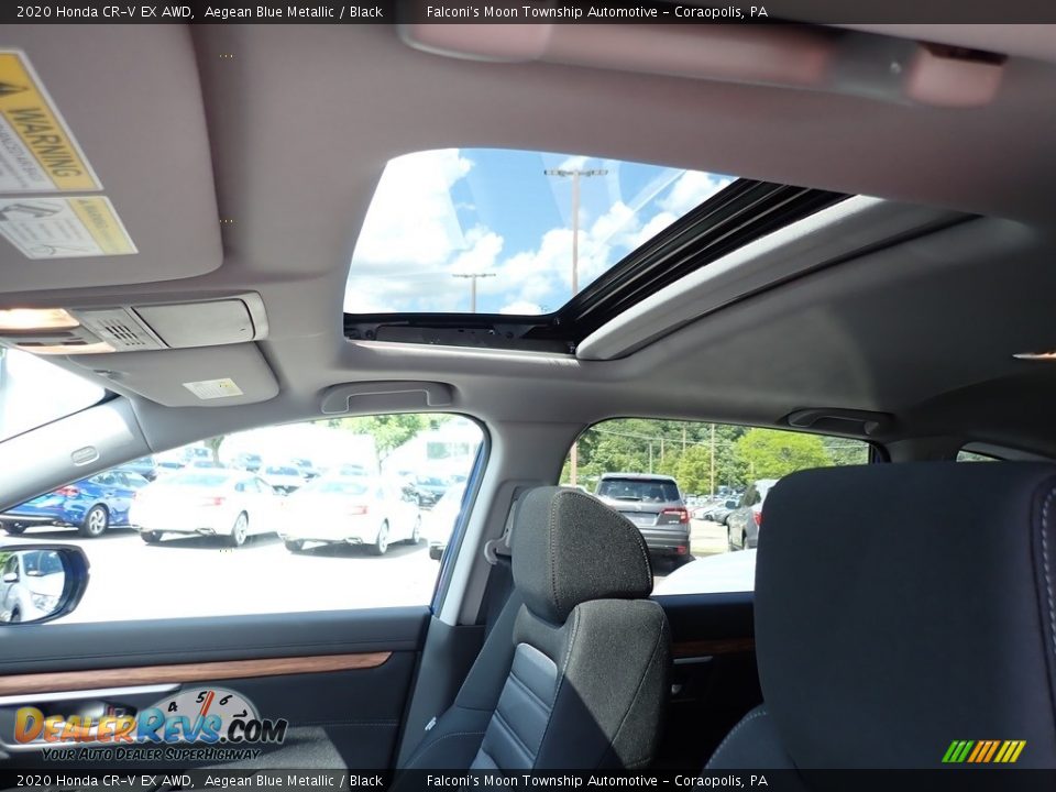 2020 Honda CR-V EX AWD Aegean Blue Metallic / Black Photo #12