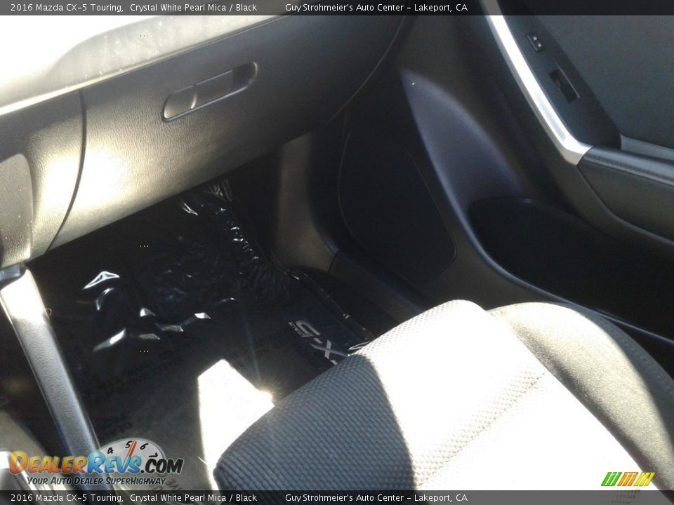 2016 Mazda CX-5 Touring Crystal White Pearl Mica / Black Photo #4